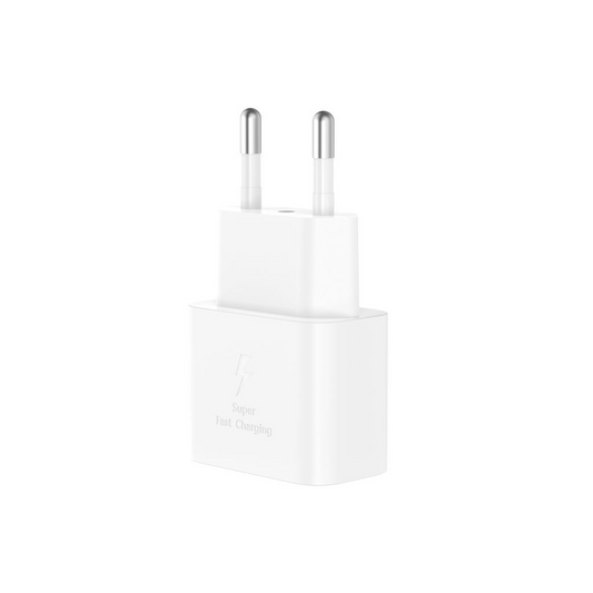 Caricabatterie da Rete con Cavo USB-C XO Design L167, 25W, 3A, 1 x USB-C, Bianco
