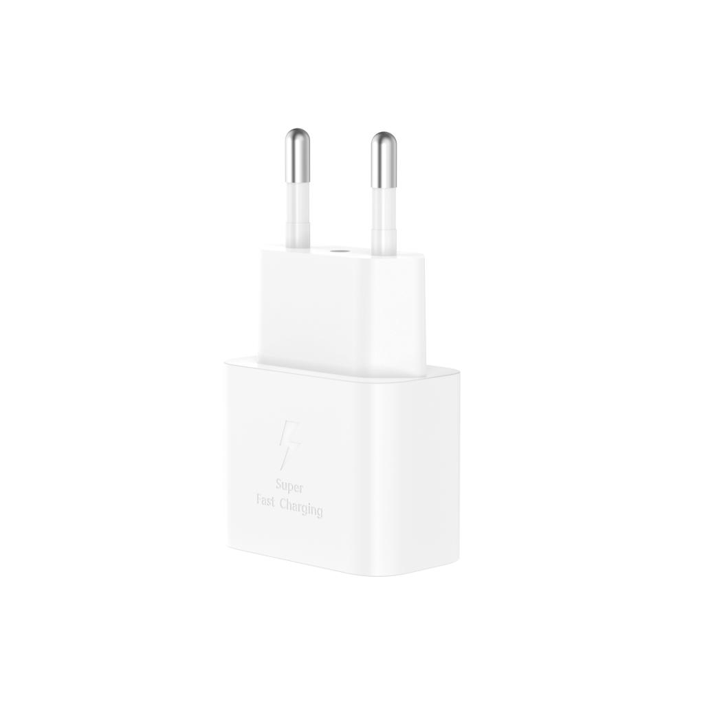 Caricabatterie da Rete con Cavo USB-C XO Design L167, 25W, 3A, 1 x USB-C, Bianco