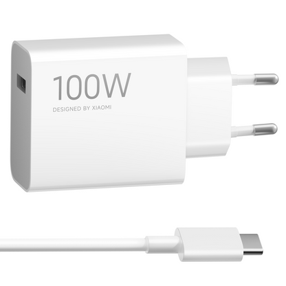 Caricatore di Rete con Cavo USB-C Xiaomi MY-19-ER, 100W, 6.1A, 1 x USB-A, Bianco BHR095VEU