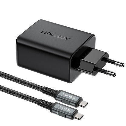 Cavo di rete Acefast A17 TV Hub, 65W, 3A, 1 x HDMI - 1 x USB-A - 1 x USB-C, Nero 