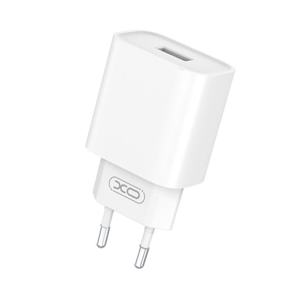 Caricabatterie da rete con cavo USB-C XO Design CE02D, 18W, 3A, 1 x USB-A, Bianco