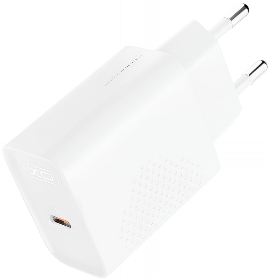 Caricabatterie da Rete con Cavo USB-C XO Design L162, 30W, 3A, 1 x USB-C, Bianco