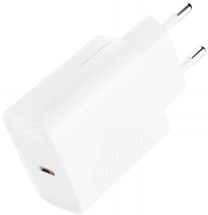 Caricabatterie da Rete con Cavo USB-C XO Design L162, 30W, 3A, 1 x USB-C, Bianco