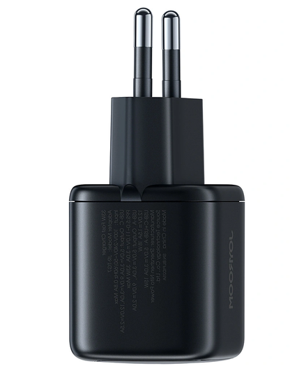 Caricatore da rete con cavo USB-C Joyroom JR-TG7, 33W, 3A, 1 x USB-A - 1 x USB-C, Nero