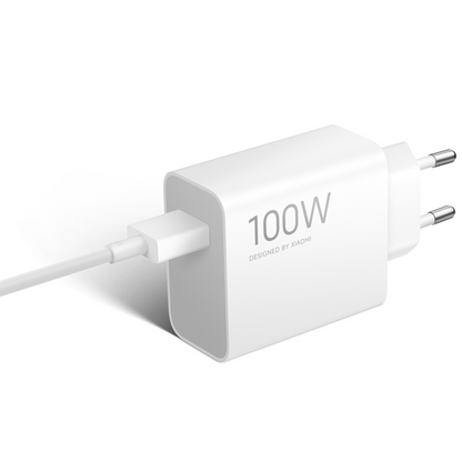 Caricatore di Rete con Cavo USB-C Xiaomi MY-19-ER, 100W, 6.1A, 1 x USB-A, Bianco BHR095VEU