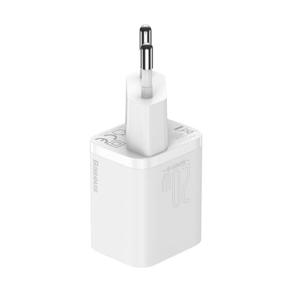 Caricatore di rete Baseus Super Si con cavo Lightning, 20W, 3A, 1 x USB-C, bianco TZCCCSUP-B02 