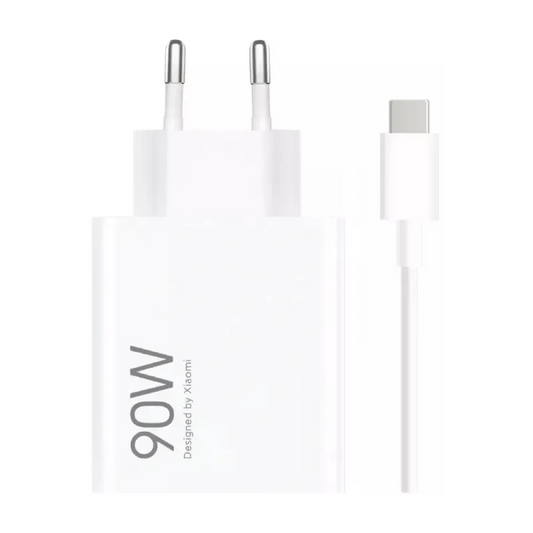 Caricabatterie da Rete con Cavo USB-C Xiaomi, 90W, 6.1A, 1 x USB-A, Bianco
