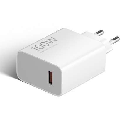 Caricatore di Rete con Cavo USB-C Xiaomi MY-19-ER, 100W, 6.1A, 1 x USB-A, Bianco BHR095VEU