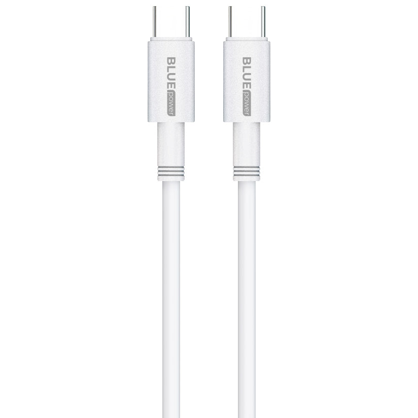 Caricatore di rete con cavo USB-C BLUE Power BPCE04, 65W, 3,25A, 1 x USB-A - 2 x USB-C, Bianco