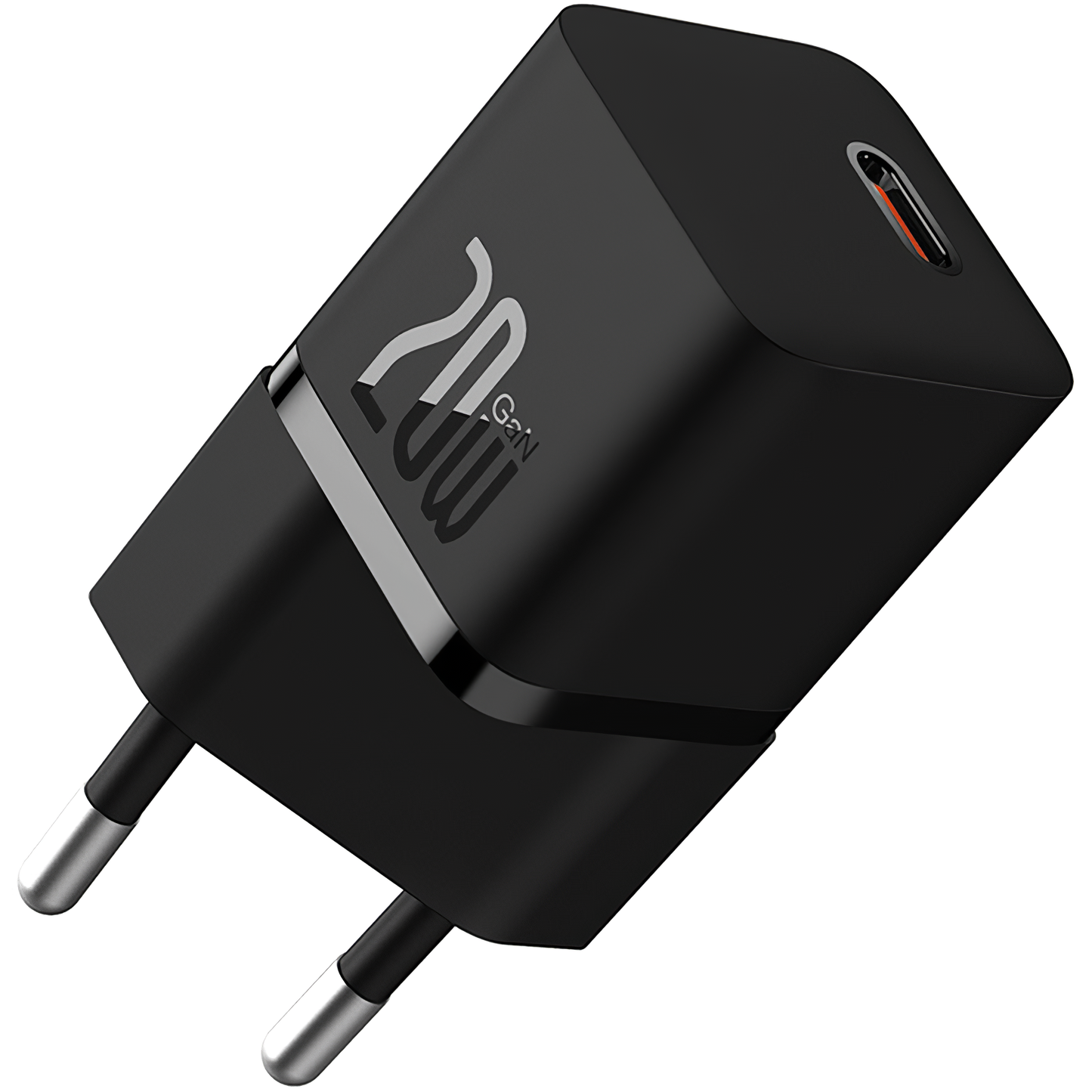 Baseus GaN5 Caricatore di rete con cavo USB-C GaN5, 20W, 3A, 1 x USB-C, nero P10110900113-00 