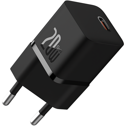 Baseus GaN5 Caricatore di rete con cavo USB-C GaN5, 20W, 3A, 1 x USB-C, nero P10110900113-00 