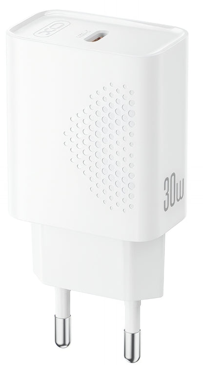 Caricabatterie da Rete con Cavo USB-C XO Design L162, 30W, 3A, 1 x USB-C, Bianco