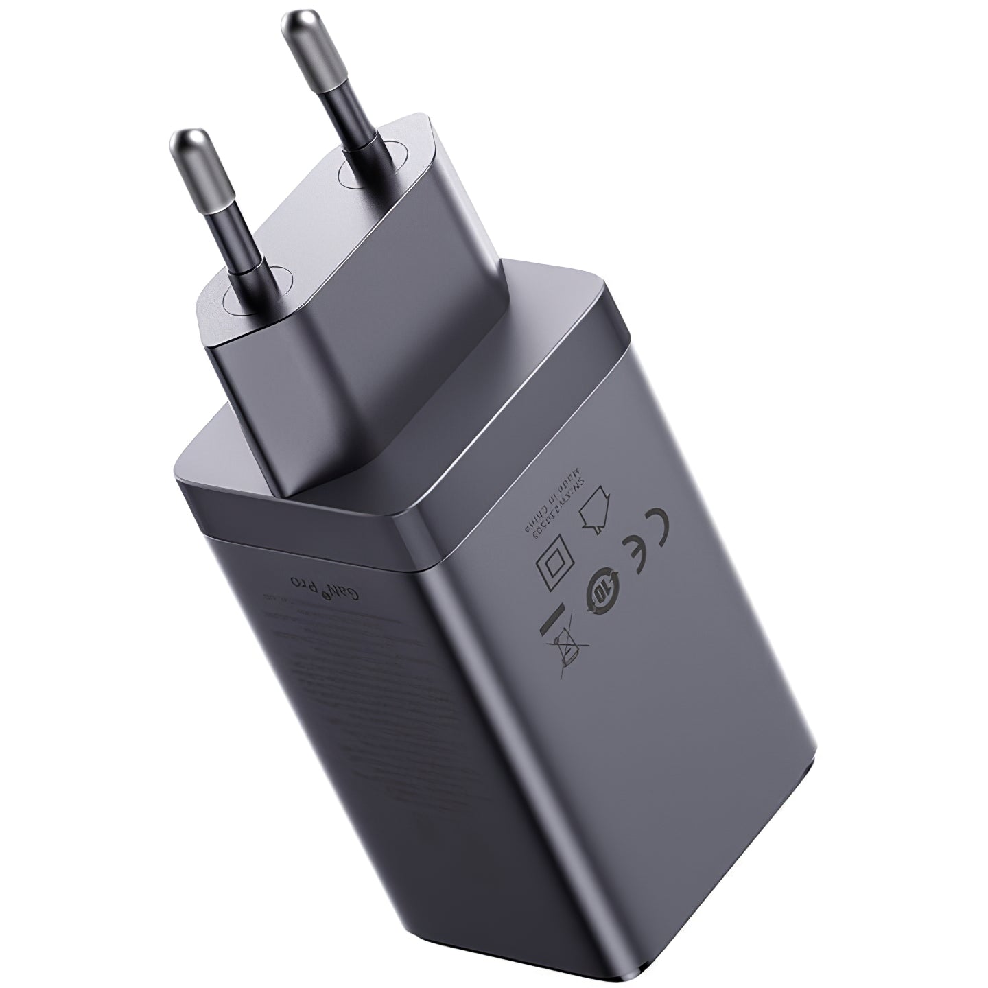 Baseus GaN5 Ultra USB-C Caricatore di rete con cavo USB-C, 65W, 3,25A, 1 x USB-A - 2 x USB-C, grigio P10110812827-Z1