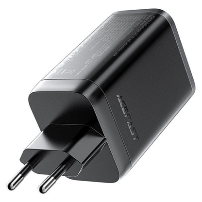 Caricabatterie da rete con cavo USB-C Acefast A111, 67W, 3A, 1 x USB-A - 1 x USB-C, Nero