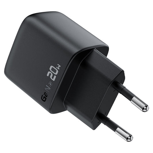 Caricabatterie Rete con Cavo USB-C Acefast A113 Display, 20W, 3A, 1 x USB-C, Nero