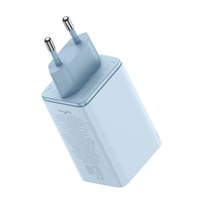 Caricatore da rete con cavo USB-C Baseus GaN6 Pro, 65W, 3,25A, 2 x USB-A - 2 x USB-C, Blu P10162701313-00