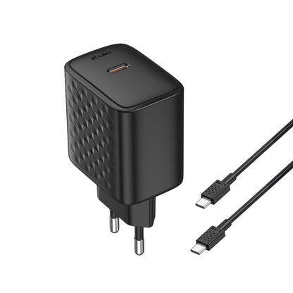 Caricabatterie Retea Con Cavo USB-C Lito LC20T, 45W, 3A, 1 x USB-C, Nero