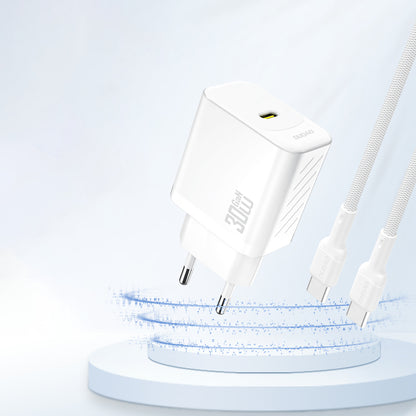 Caricabatterie Rete Dudao A27P, 30W, 3A, 1 x USB-C, Bianco