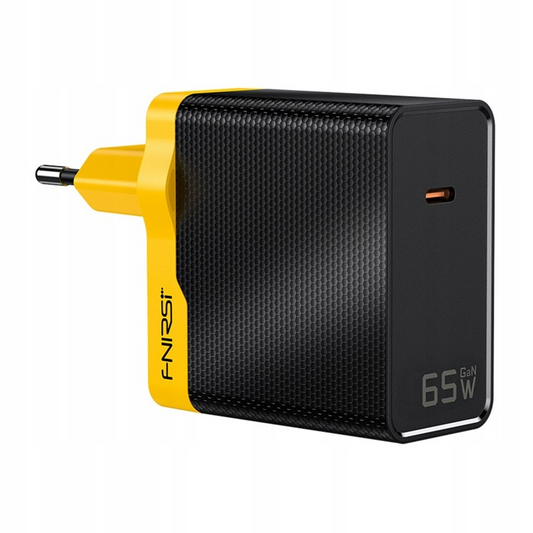 Caricatore da rete Fnirsi, 65W, 3.25A, 1 x USB-C, Nero