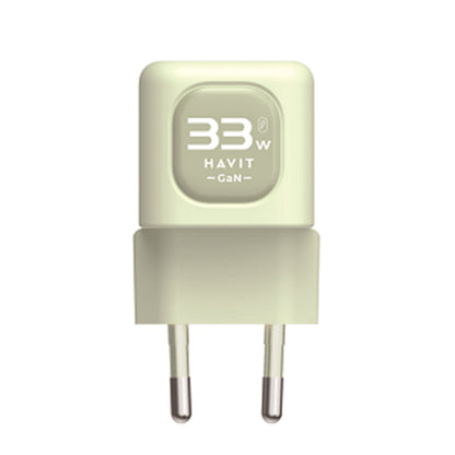 Caricabatterie Rete HAVIT UC230, 33W, 3A, 1 x USB-A - 1 x USB-C, Verde
