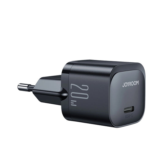 Caricabatterie Rete Joyroom JR-TCF02, 20W, 3A, 1 x USB-C, Nero