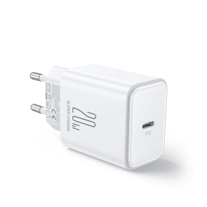 Joyroom JR-TCF06 Caricabatterie di rete JR-TCF06, 20W, 3A, 1 x USB-C, Bianco 