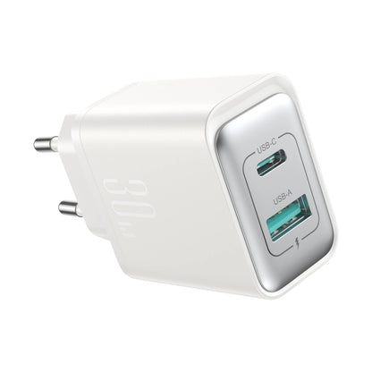 Caricabatterie Rete Joyroom JR-TCF15, 30W, 5A, 1 x USB-A - 1 x USB-C, Bianco