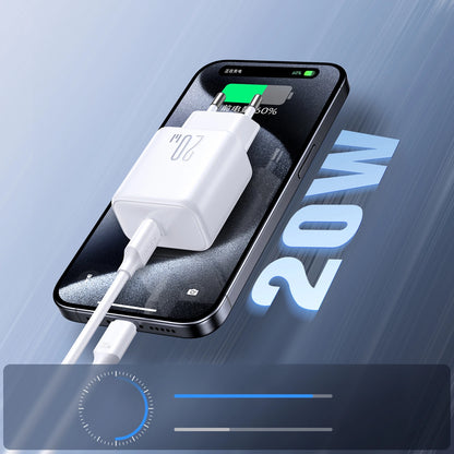 Caricabatterie Rete Joyroom JR-TCF20, 20W, 3A, 1 x USB-C, Bianco