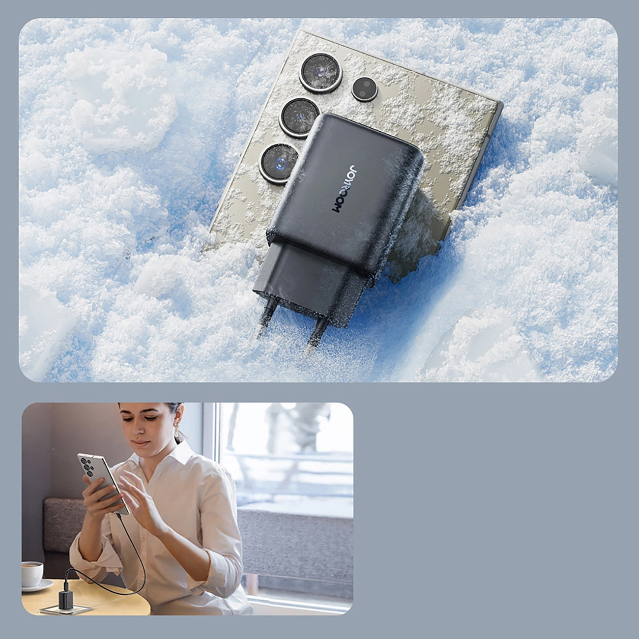 Caricabatterie Retea Joyroom JR-TCF23, 25W, 3A, 1 x USB-C, Nero