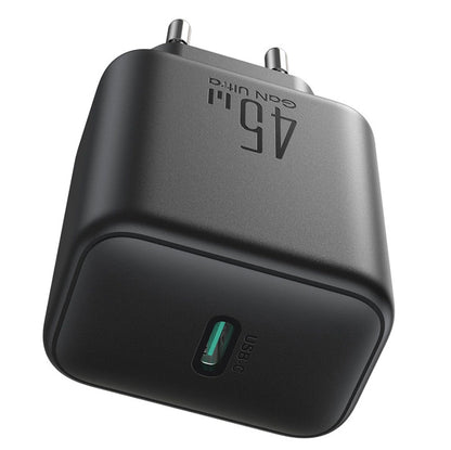 Caricabatterie Rete Joyroom JR-TCG13, 45W, 3A, 1 x USB-C, Nero