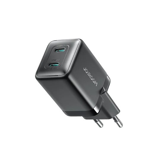 Caricabatterie Rete Joyroom JR-TCG17, 45W, 3A, 2 x USB-C, Nero