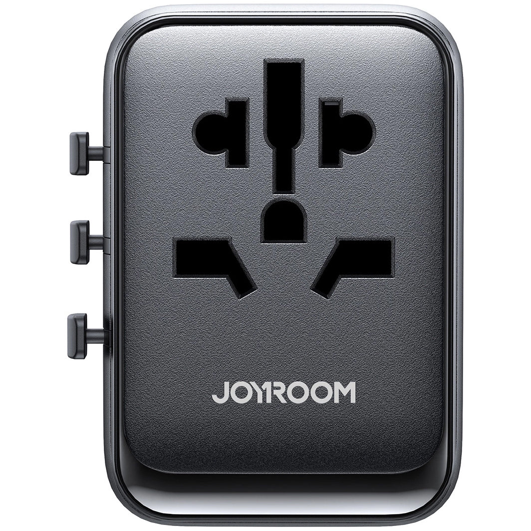 Caricabatterie di rete Joyroom JR-TCW01 Travel, 17W, 3A, 1 x USB-C - 3 x USB-A, nero 