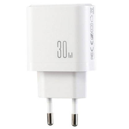 Caricatore da rete Joyroom JR-TG6, 30W, 3A, 1 x Lightning - 1 x USB-A - 1 x USB-C, Bianco