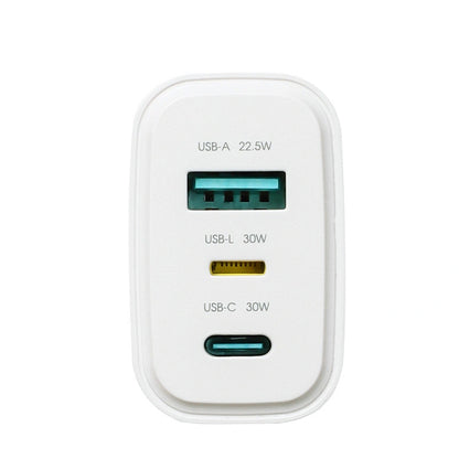 Caricatore da rete Joyroom JR-TG6, 30W, 3A, 1 x Lightning - 1 x USB-A - 1 x USB-C, Bianco