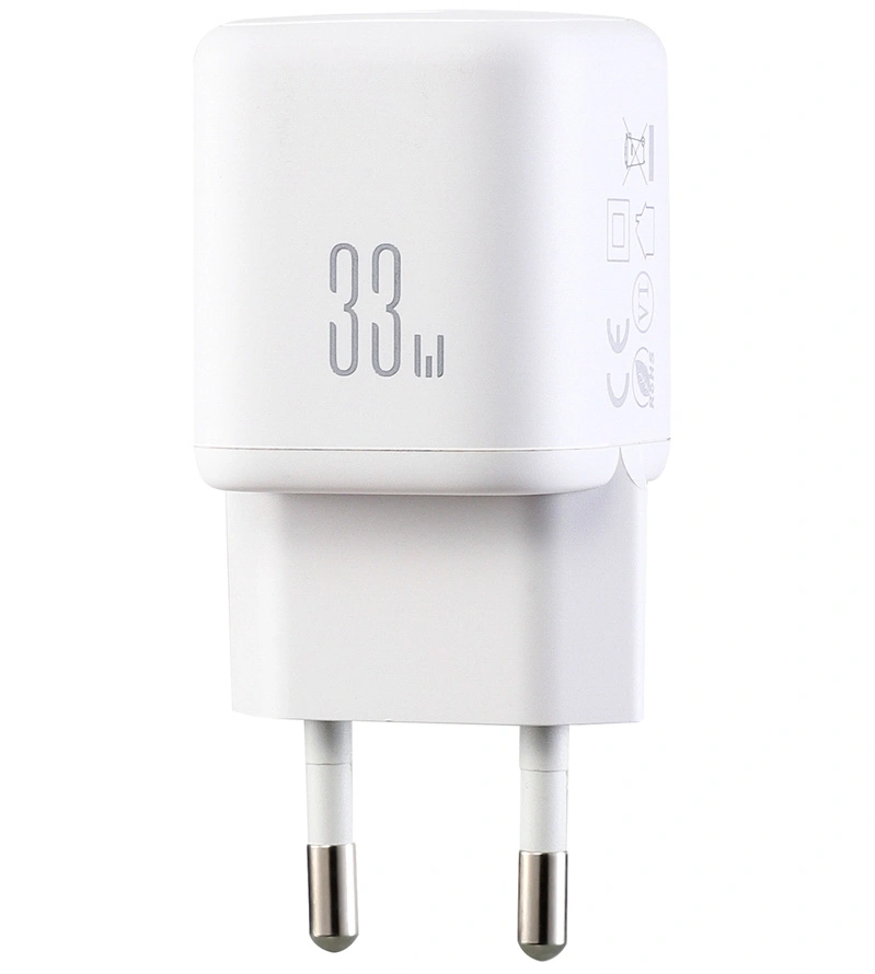 Joyroom JR-TG7 Network Charger, 33W, 3A, 1 x USB-A - 1 x USB-C, White