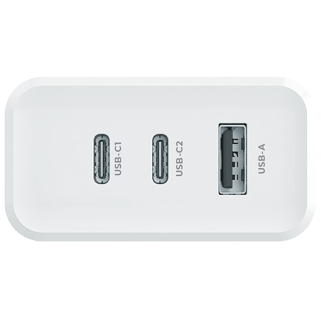 Caricabatterie di rete MaXlife MXTC-07-45ACC, 45W, 3A, 1 x USB-A - 2 x USB-C, bianco 