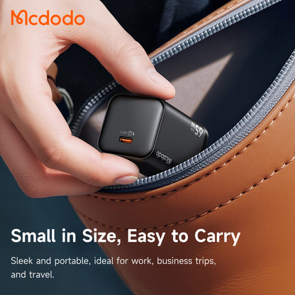 Caricatore da rete McDodo CH-0850 Ultimate Mini, 65W, 3,25A, 1 x USB-C, Nero