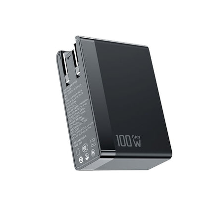 Caricabatterie da rete McDodo CH-8101 Pro Nuc AR Power Travel, 100W, 5A, 1 x USB-A - 2 x USB-C, Nero