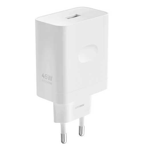 Caricabatterie Retea Realme, 45W, 4.1A, 1 x USB-A, Bianco VCB4JAEH