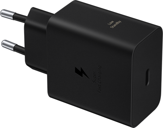 Caricabatterie Rete Samsung, 60W, 3A, 1 x USB-C, Nero EP-T6010NBEGWW