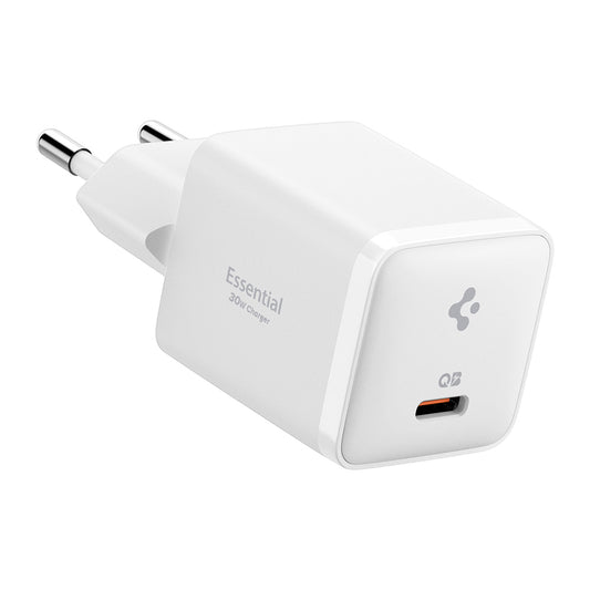Caricabatterie Retea Spigen EE301EU Essential, 30W, 3A, 1 x USB-C, Bianco ACH09492
