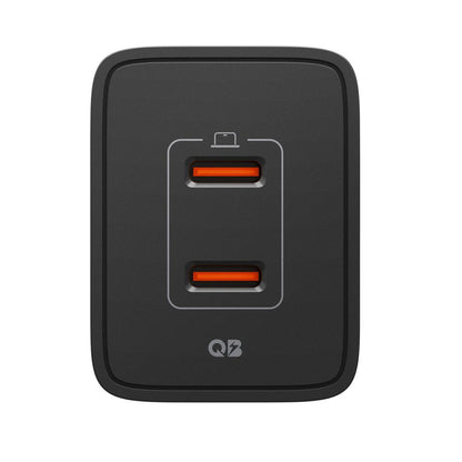 Spigen Essential Network Charger, 47W, 3A, 2 x USB-C, Black ACH09457