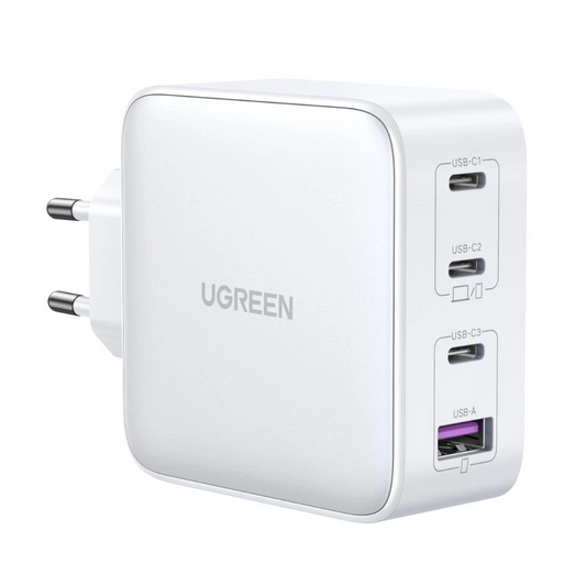 UGREEN CD226 Network Charger, 100W, 5A, 1 x USB-A - 3 x USB-C, White