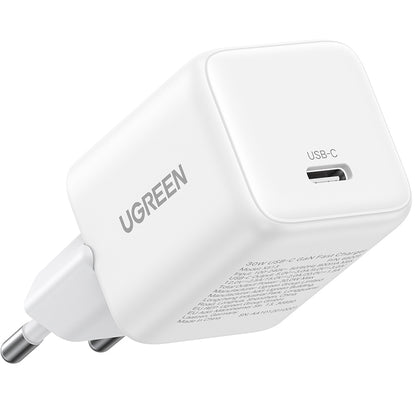 Caricabatterie Rete UGREEN X513, 30W, 3A, 1 x USB-C, Bianco