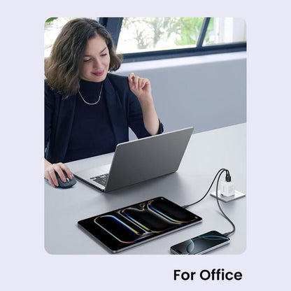 Caricabatterie Rete UGREEN X516, 30W, 3A, 1 x USB-A - 1 x USB-C, Grigio