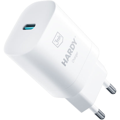 Caricabatterie di rete 3MK Hardy GaN, 33W, 3A, 1 x USB-C, bianco