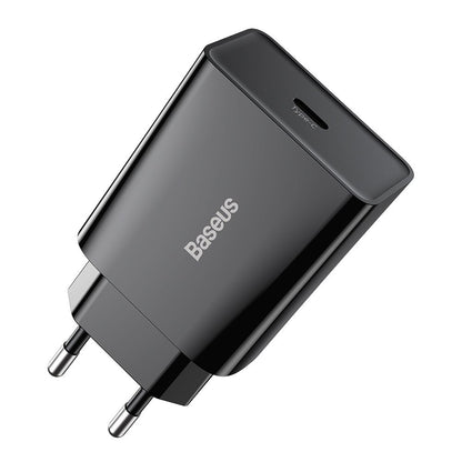 Caricabatterie di rete Baseus Speed, 20W, 3A, 1 x USB-C, nero CCFS-SN01 