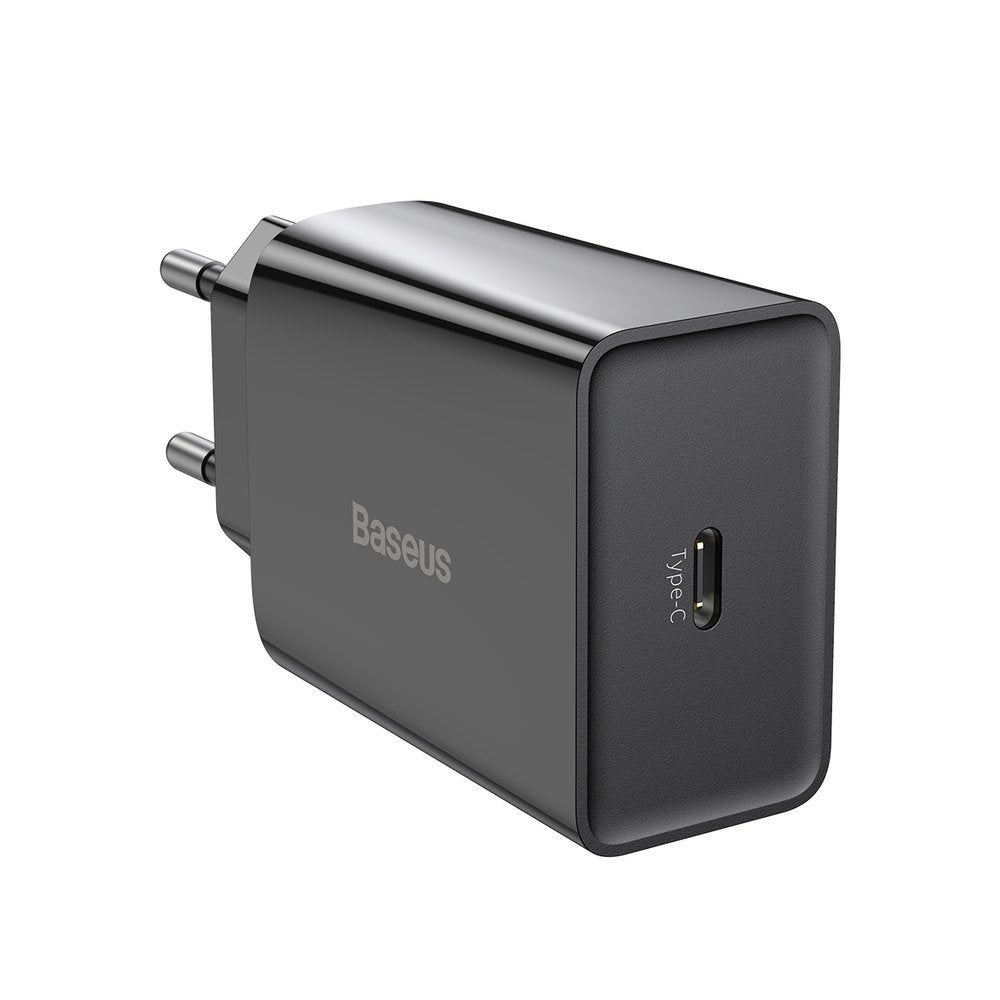 Caricabatterie di rete Baseus Speed, 20W, 3A, 1 x USB-C, nero CCFS-SN01 