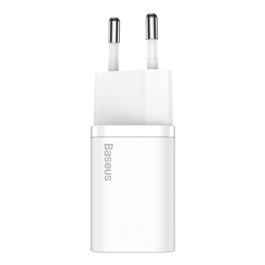 Caricabatterie di rete Baseus Super Si, 25W, 3A, 1 x USB-C, bianco CCSP020102