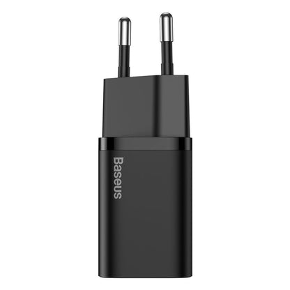 Caricabatterie di rete Baseus Super Si, 25W, 3A, 1 x USB-C, nero CCSP020101